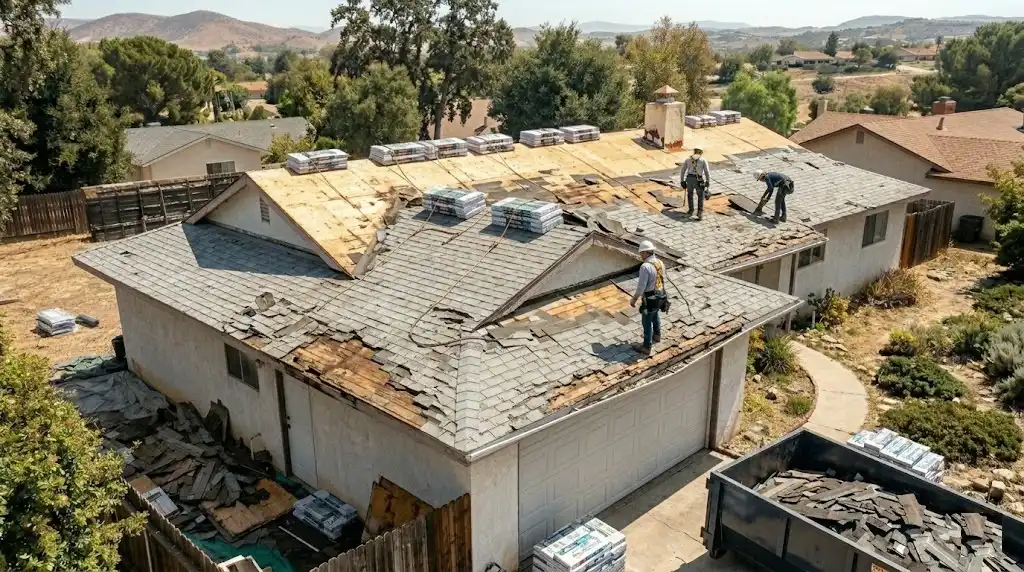 Roof Installation before Roof Installation before
