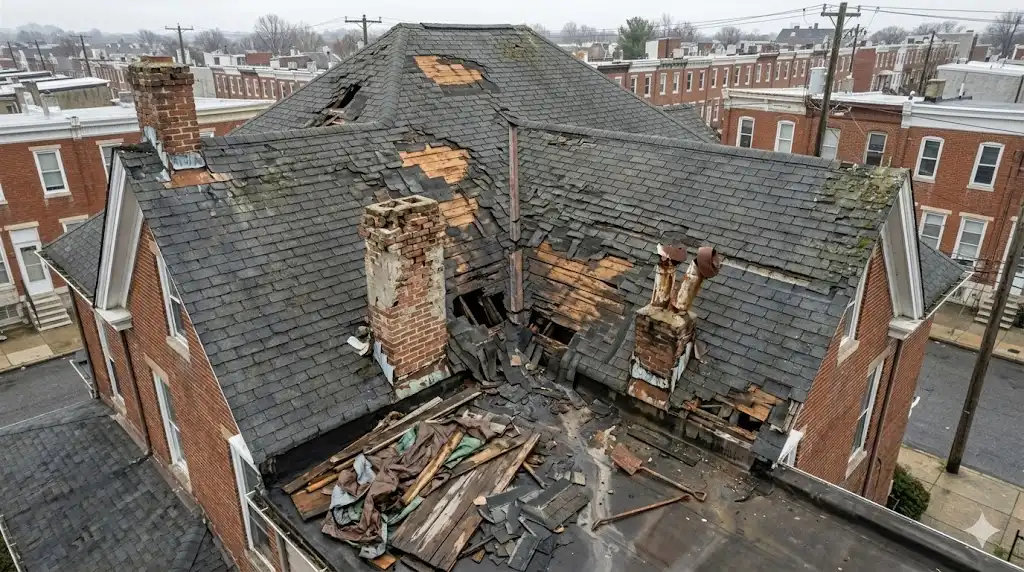 Roof Repair before Roof Repair before